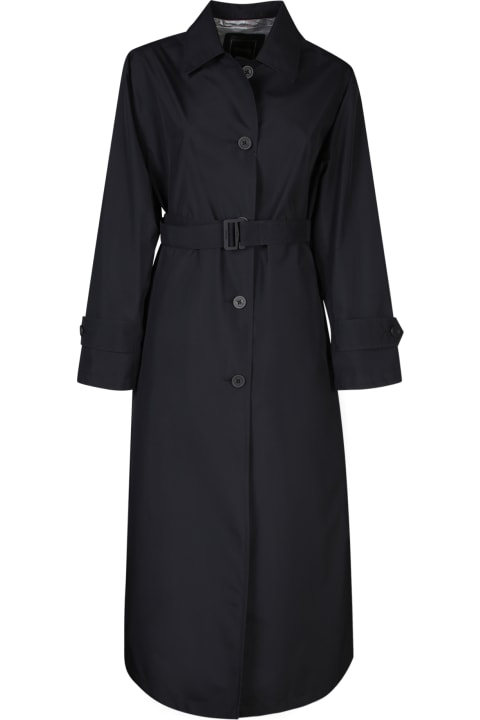 Herno Coats & Jackets for Women Herno Long Goretex Laminar Trench Coat In Black - Herno Laminar