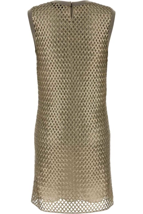 Dresses for Women Fendi Embellished Mesh Dress