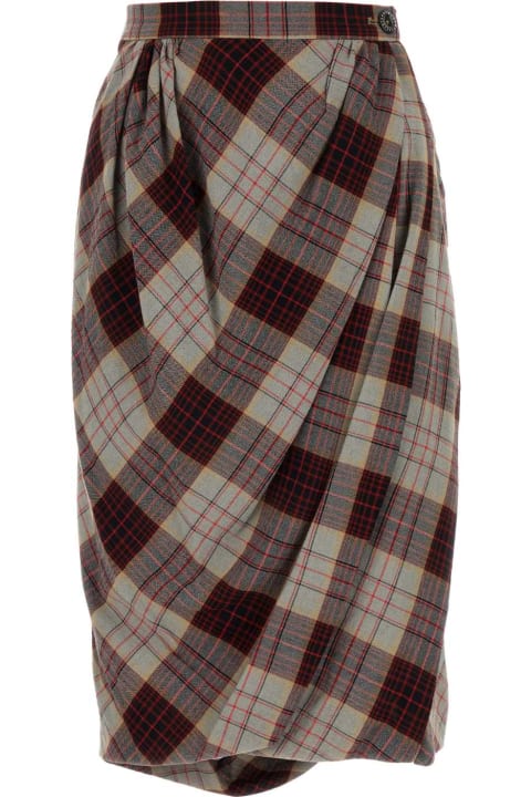 Vivienne Westwood Skirts for Women Vivienne Westwood Printed Viscose Blend Skirt