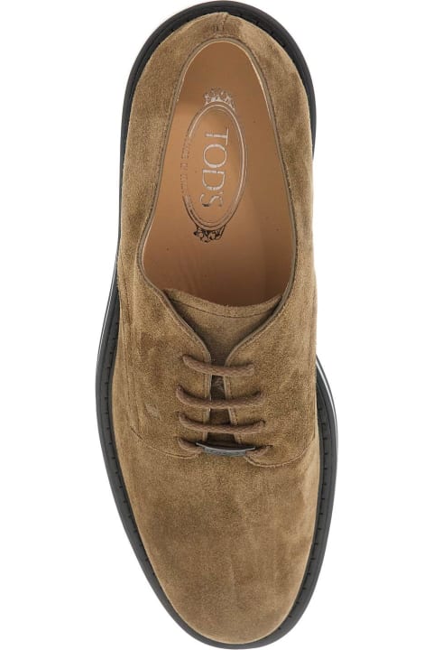 أدوات منزلية Tod's Suede Leather Lace-up Shoes