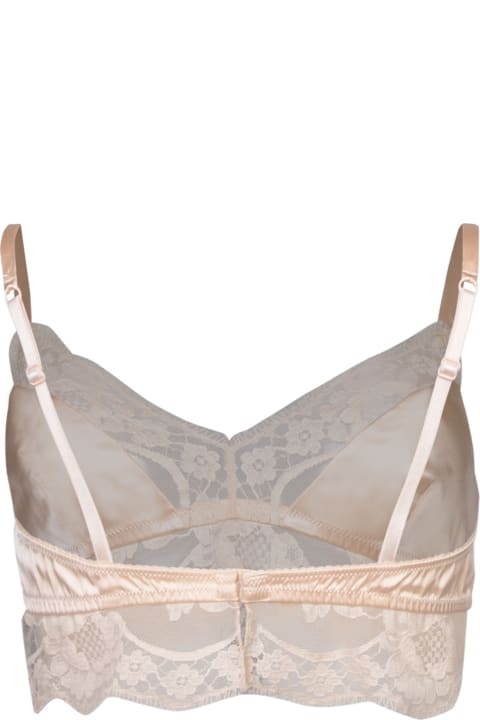 Dolce & Gabbana Women Dolce & Gabbana Triangle Powder Bralette