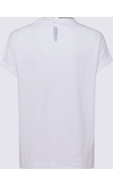Homeware Brunello Cucinelli White Cotton Blend T-shirt