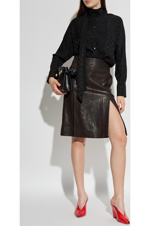 Homeware Ferragamo Ferragamo Leather Skirt