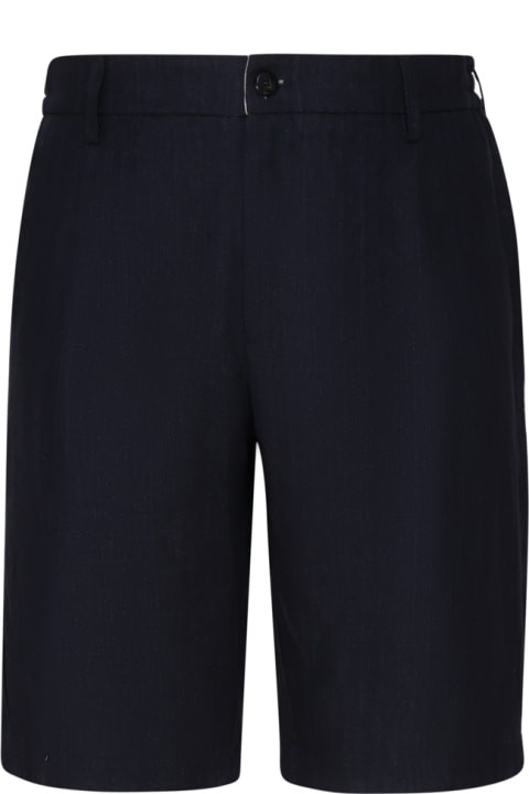 Eleventy Pants for Men Eleventy Linen Bermuda Shorts