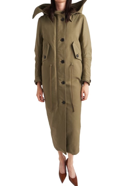 Coats & Jackets for Women Prada Long Parka Coat