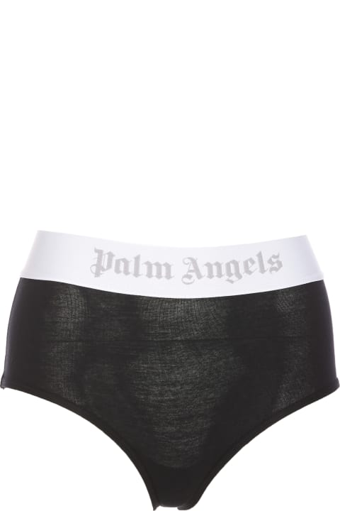 Palm Angels Underwear & Nightwear for Women Palm Angels Classic Logo High Brazil Slip