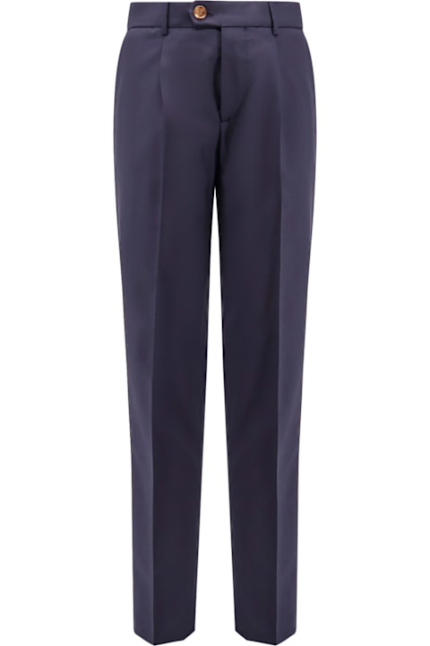 Brunello Cucinelli Pants for Men Brunello Cucinelli Virgin Wool Trousers With Pinces