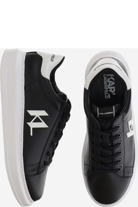 Karl Lagerfeld for Men Karl Lagerfeld Leather Sneakers With Logo