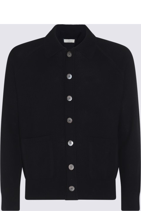 Piacenza Cashmere Coats & Jackets for Men Piacenza Cashmere Blue Navy Cotton Casual Jacket