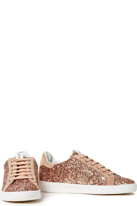 Homeware Sergio Rossi Glittered Woven Sneakers