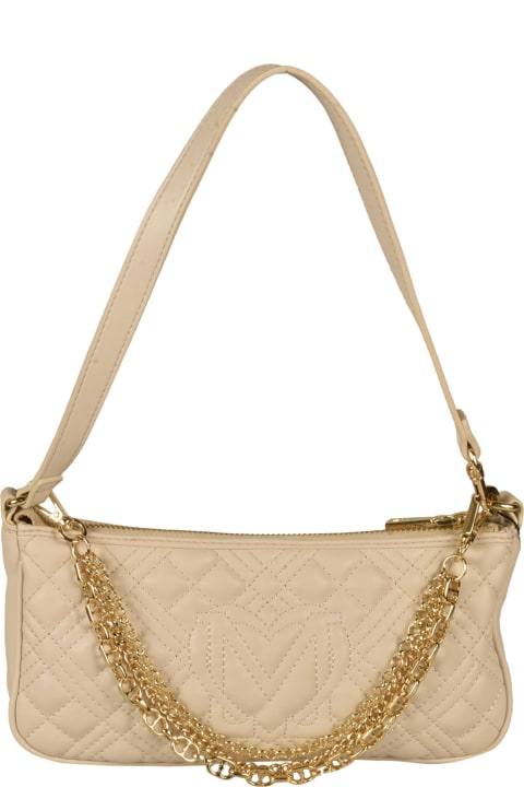 Fashion for Women Love Moschino Logo Embellished Shoulder Bag