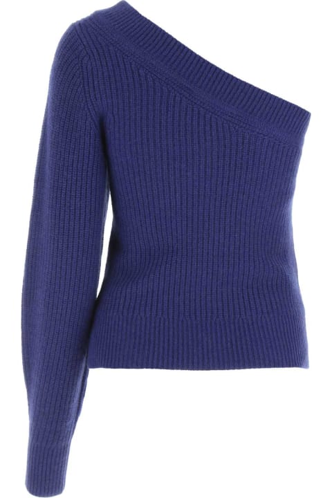 Clothing for Women Isabel Marant Blue Wool Blend Bowen Sweater