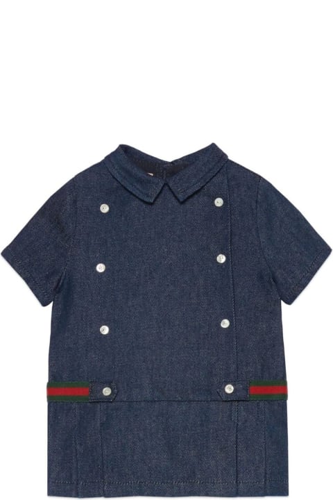 Gucci for Baby Girls Gucci Gucci Kids Dresses Blue