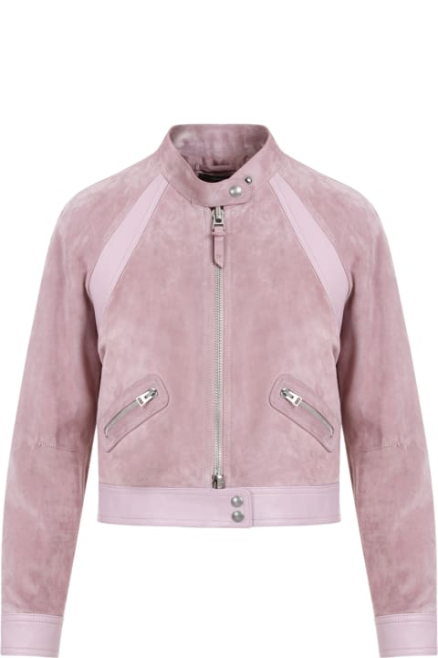 Coats & Jackets for Women Tom Ford Leather Cropped Jacket