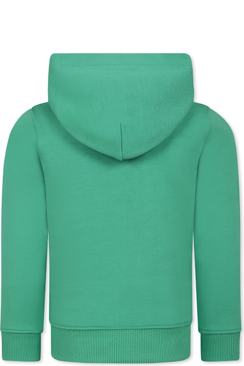 Calvin Klein Topwear for Boys Calvin Klein Green Sweatshirt For Kids With Logo