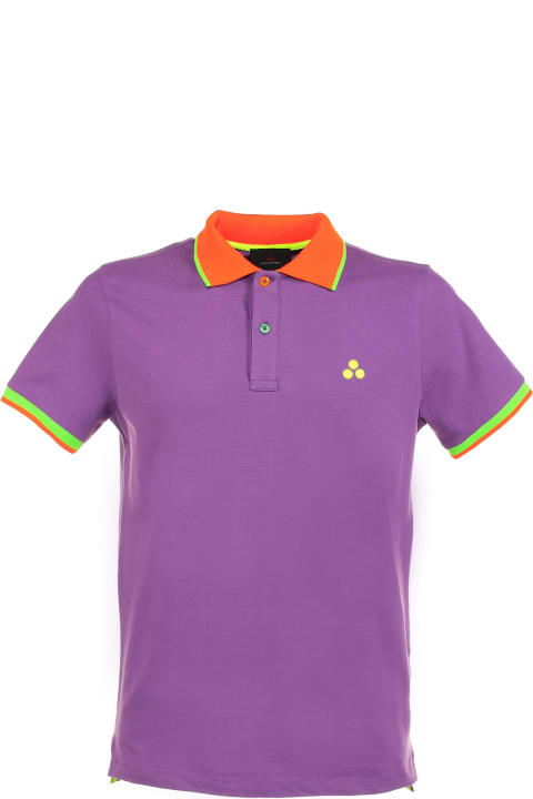 Peuterey Clothing for Men Peuterey Polo Shirt With Contrasting Details