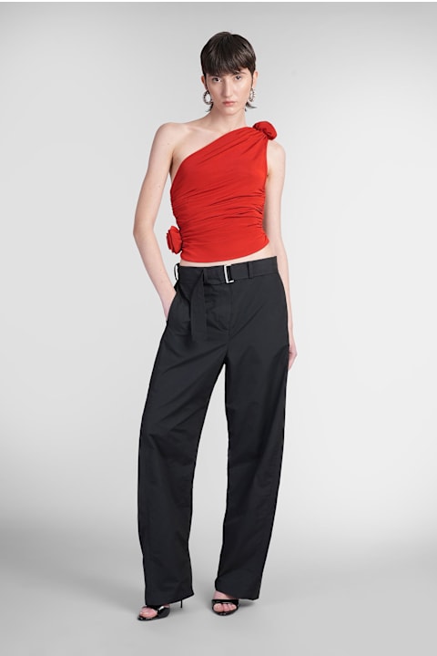 Magda Butrym for Women Magda Butrym Pants 02 Pants In Black Cotton