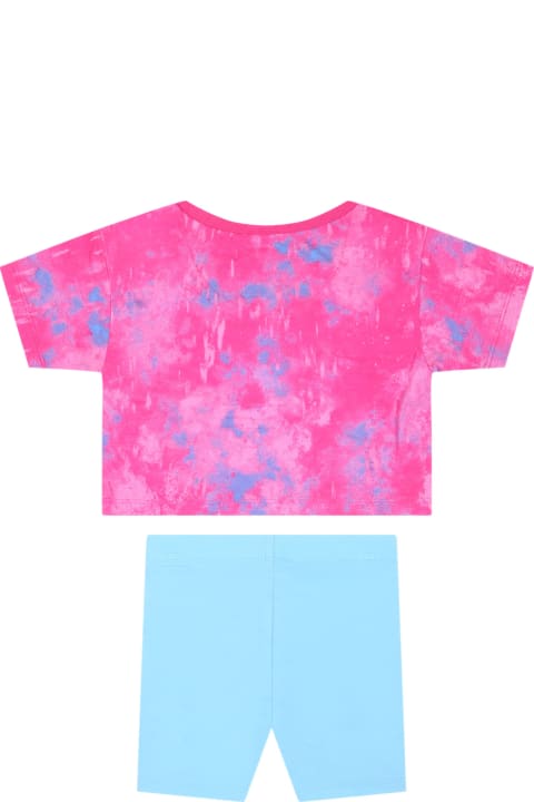 Nike Bottoms for Baby Girls Nike Fuchsia T-shirt For Baby Girl With Logo