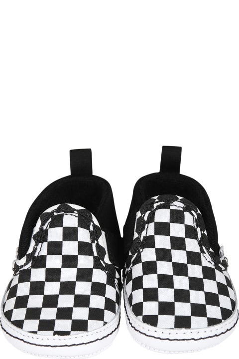 Vans Shoes for Baby Boys Vans Slip-on V Crib Multicolor Skeakers For Baby Kids