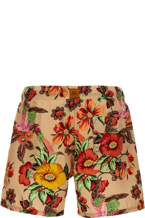 Swimwear for Men Etro Floral Print Swim Shorts