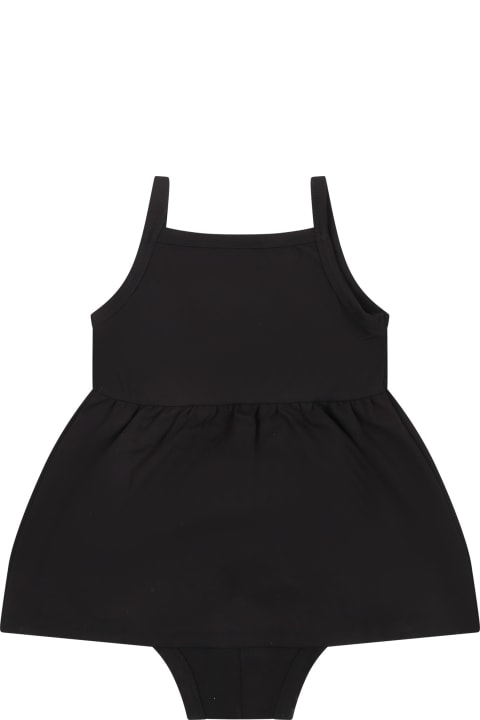 Calvin Klein Clothing for Baby Girls Calvin Klein Casual Black Dress For Baby Girl With Logo