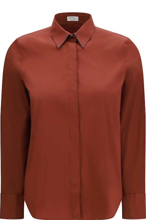 Brunello Cucinelli for Kids Brunello Cucinelli Shirt With Iconic Jewelry Details