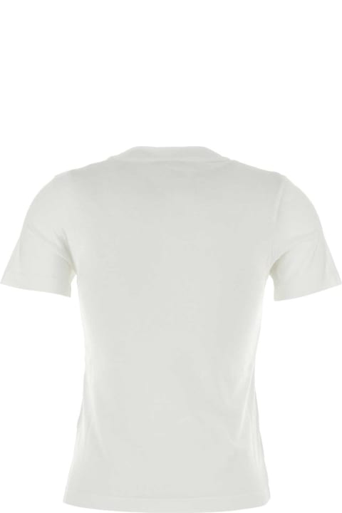 Topwear for Women Moncler White Cotton T-shirt