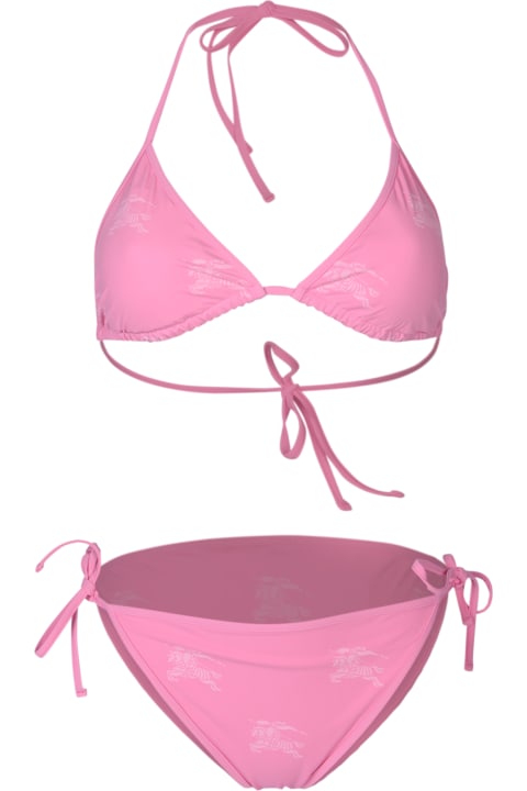 ウィメンズ Burberryの水着 Burberry Pink Stretch Nylon Bikini