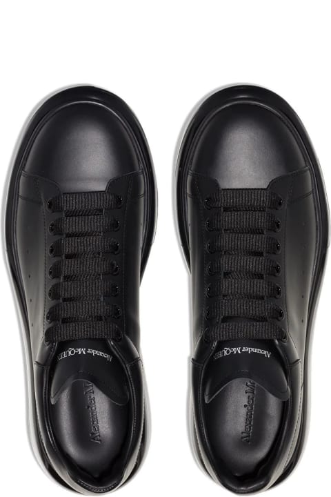 Fashion for Men Alexander McQueen Black Oversized Sneakers With Transparent Sole