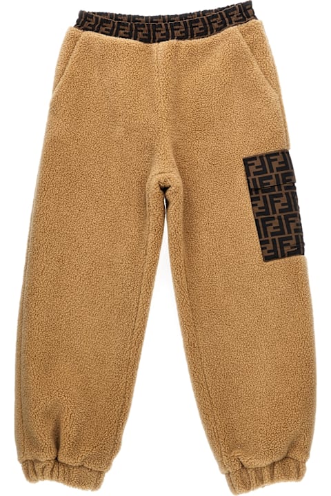 Fendi Bottoms for Girls Fendi Faux Fur Pants