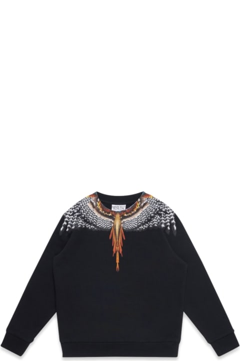 Homeware Marcelo Burlon Black Grizzly Wings Crewneck