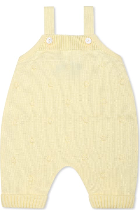 خصم على رُضع أولاد Little Bear Yellow Dungarees For Baby Boy With Polka Dots
