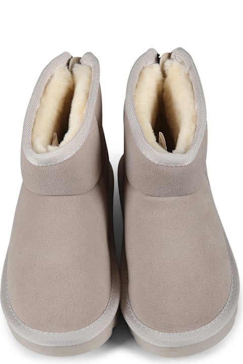 Calvin Klein لـ Kids Calvin Klein Beige Boots For Girl With Logo