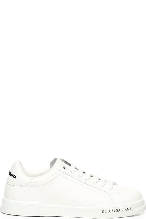 Dolce & Gabbana Portofino Leather Sneaker