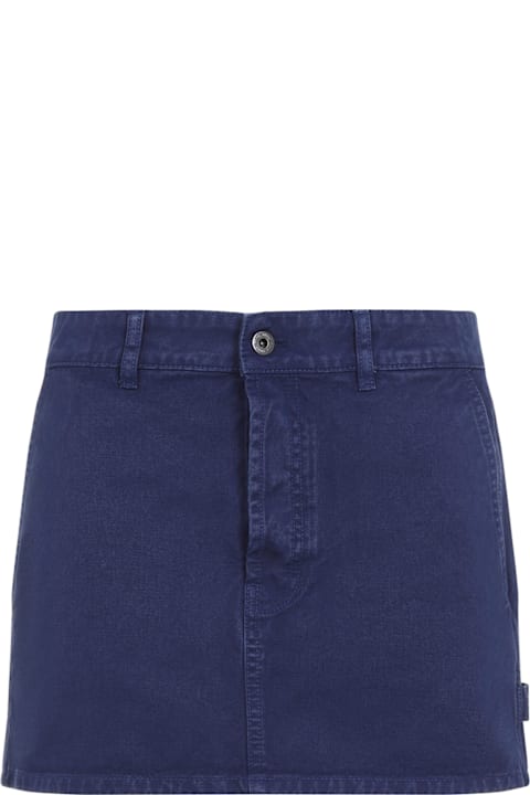 Homeware Miu Miu Cotton Mini Skirt