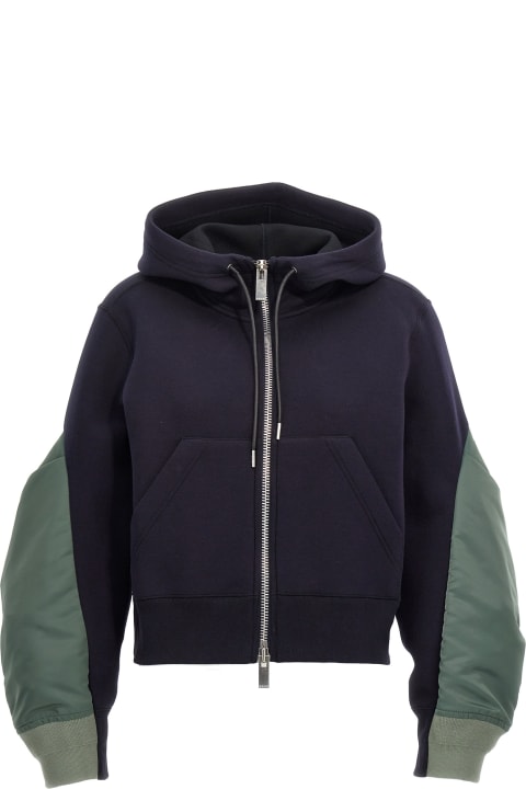 ウィメンズ Sacaiのフリース＆ラウンジウェア Sacai 'sponge' Hoodie