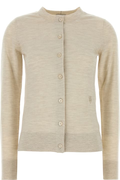 Burberry Fleeces & Tracksuits for Women Burberry Sand Wool Cardigan