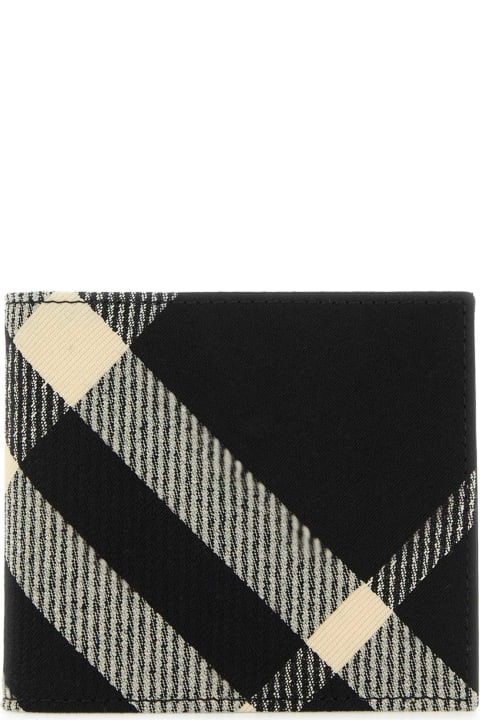 Accessories for Men Burberry Embroidered Canvas Wallet