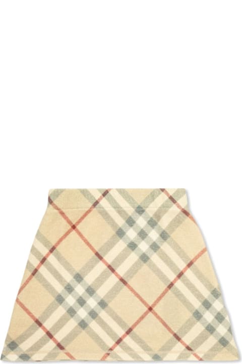 Burberry Bottoms for Girls Burberry Checked A-line Skirt