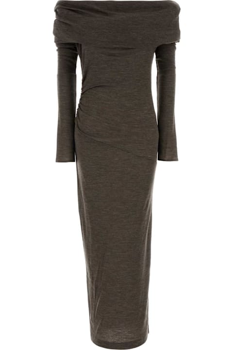 Entire Studios لـ Kids Entire Studios Mud Wool Dress