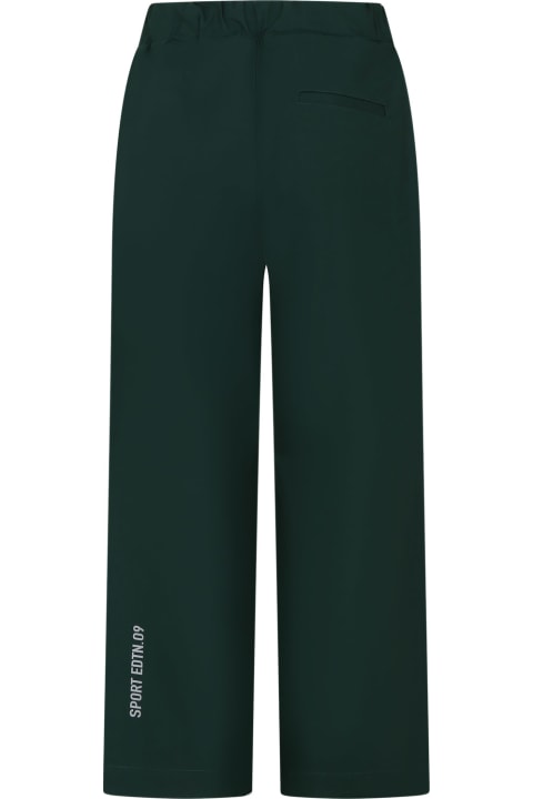 Dsquared2 for Kids Dsquared2 Green Casual Trousers For Boy With Logo