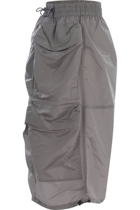 Diesel Skirts for Women Diesel Cargo Skirt Diesel "o-windy" Made Of Jersey