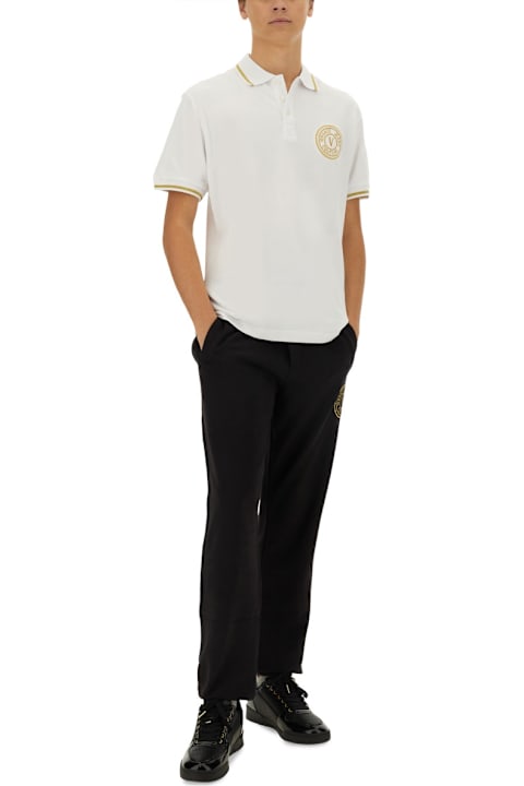 Homeware Versace Jeans Couture 'v-emblem' Polo Shirt