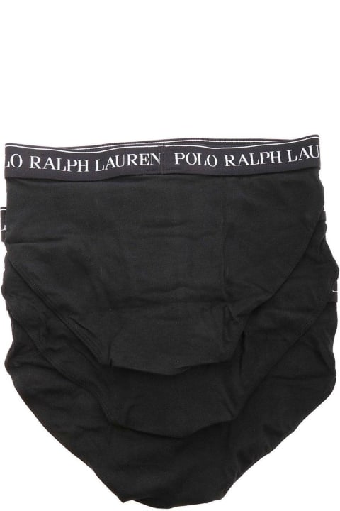 メンズ Polo Ralph Laurenのアンダーウェア Polo Ralph Lauren Logo Band Three-pack Briefs Polo Ralph Lauren