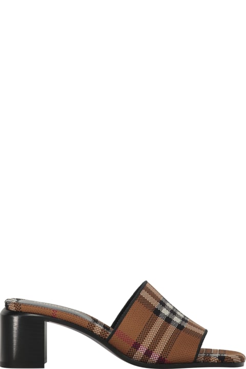 Burberry Sandals for Women Burberry Fabric Mules