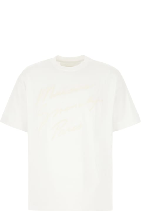Givenchy ملابس علوية لـ القسم الرجالي Givenchy White Cotton Oversize T-shirt
