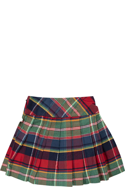 Homeware Polo Ralph Lauren Pleated Plaid Wrap Skirt