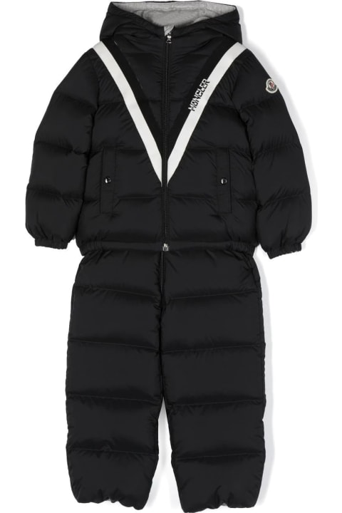 Fashion for Baby Boys Moncler Baby Black Rahanim Snowsuit