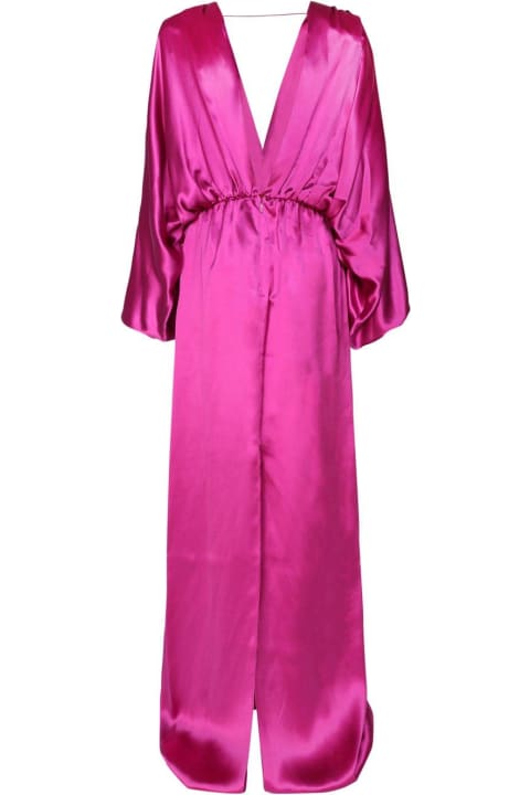 Gucci Clothing for Women Gucci Long Sleeved V-neck Gown