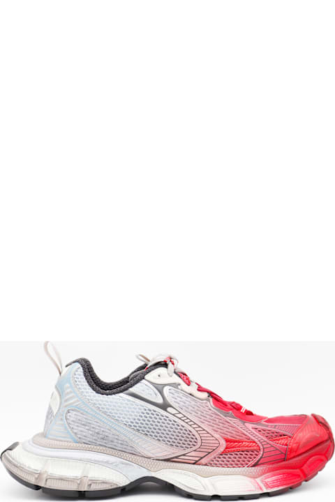 Balenciaga Shoes for Men Balenciaga White Grey Red 3xl Toe Spray Sneakers